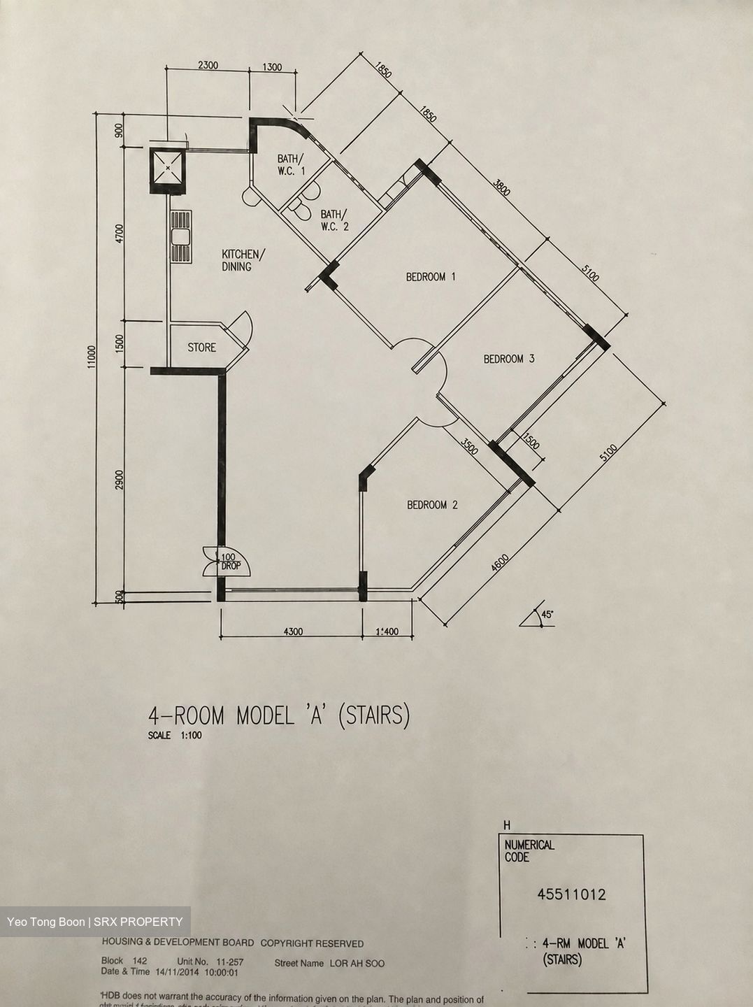Blk 142 Lorong Ah Soo (Hougang), HDB 4 Rooms #598162471
